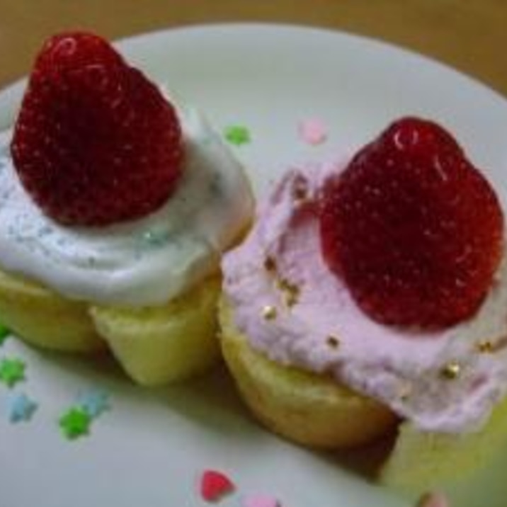 簡単！！いちごのひな祭りケーキ